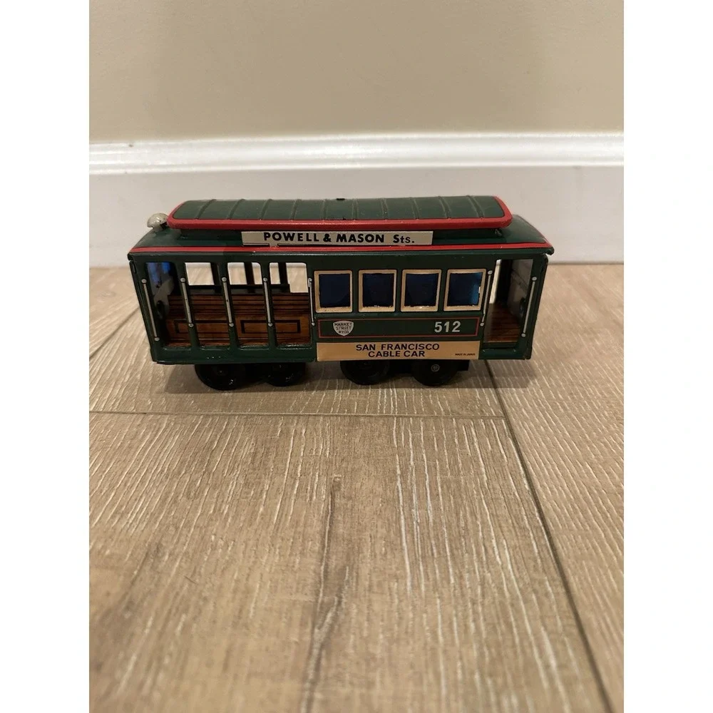 San Francisco Cable Car Powell & Mason/Bay‎ & Taylor Vintage Tin Toy Japan